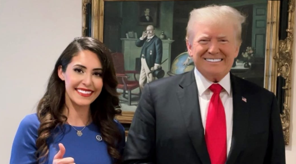 La congresista republicana por La Florida, Anna Paula Luna, junto al próximo presidente de EE.UU., Donald Trump. / Instagram de la congresista.,image_description: