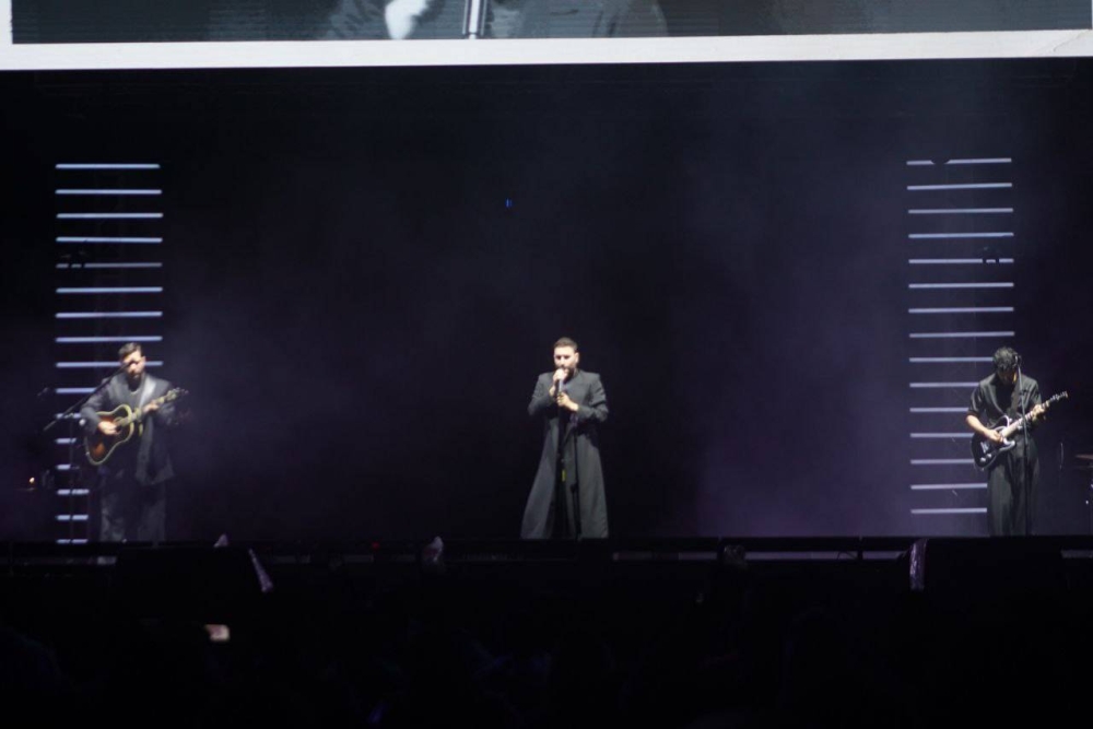  El momento en que Reik encendió el escenario con su primer tema de la noche.  Foto: Francisco Valle.nn,image_description: