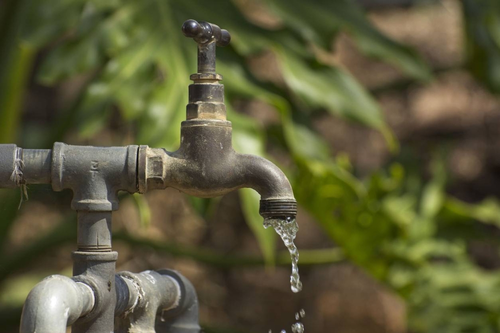 Imagen de carácter ilustrativo de grifo de agua/ Foto cortesía.,image_description:Brass tap in garden