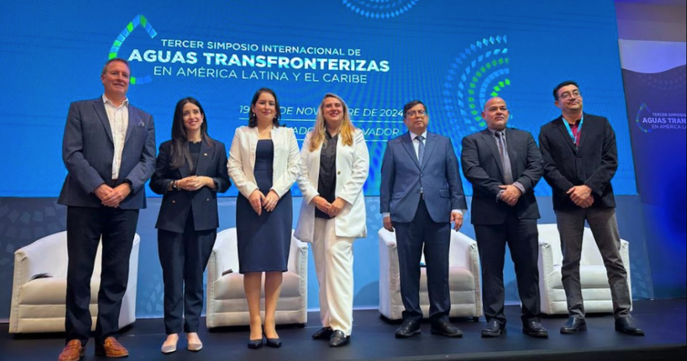 El III simposio internacional de aguas transfronterizas en América Latina y el Caribe se desarrolla en San Salvador. / Cancillería.