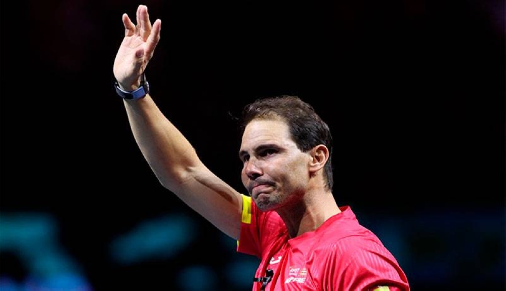 Rafael Nadal acabó su exitosa carrera en Málaga en la Copa Davis. / AFP,image_description: