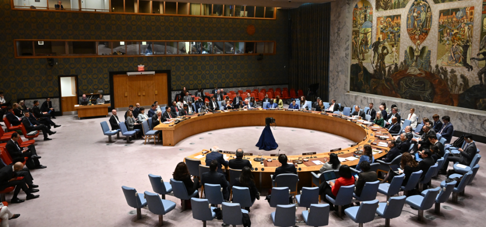 El Consejo de Seguridad de la ONU se reúne para debatir sobre la situación en Oriente Medio/ Foto Ángela Weiss AFP.,image_description: