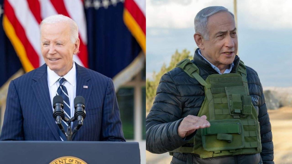 Joe Biden, presidente de Estados Unidos y Benjamí Netanyahu, primer ministro de Israel/ Foto DEM.,image_description: