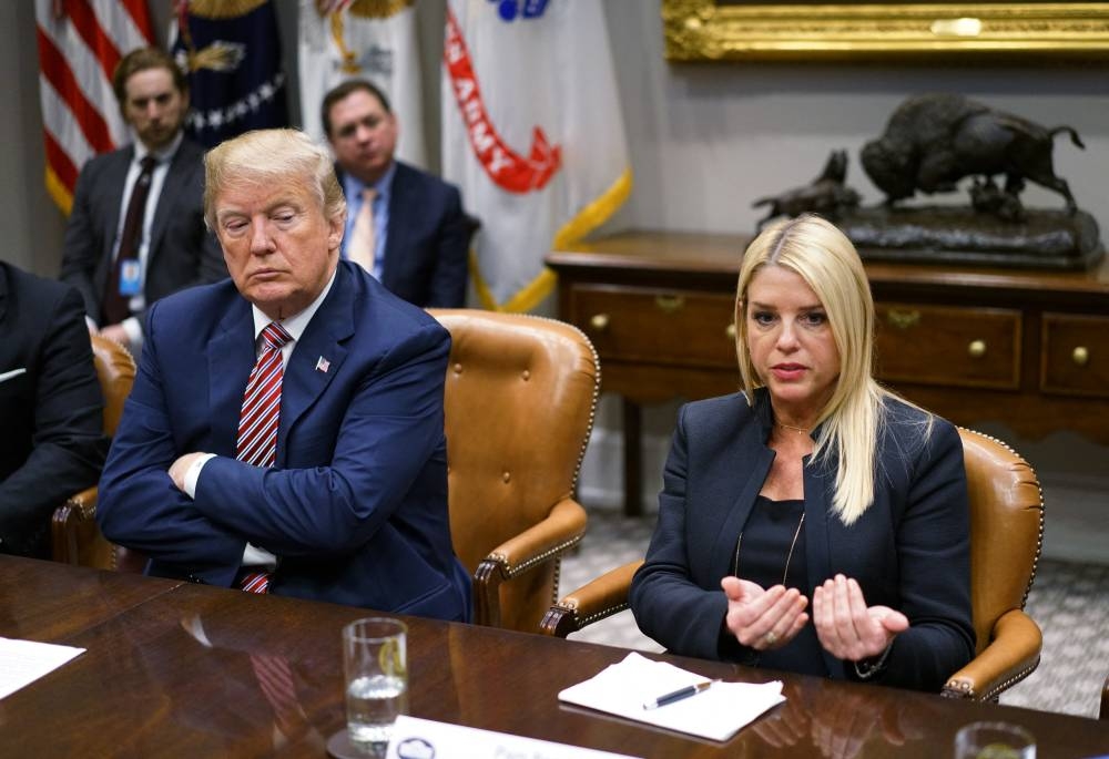 Donald Trump y Pam Bondi. /AFP,image_description: