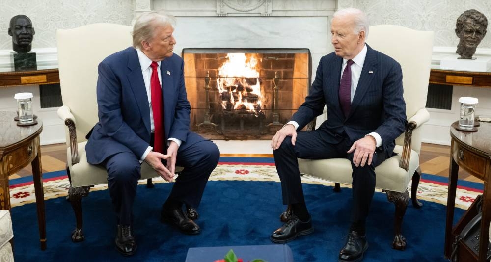 Donald Trump, presidente electo de Estados Unido y Joe Biden presidente de Estados Unidos/ Foto Saúl Loeb AFP.,image_description: