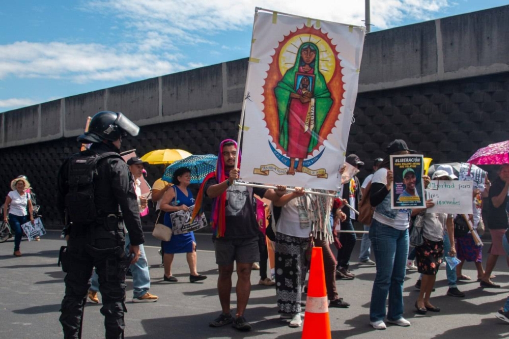 La UMO recibió la caminata de los familiares este martes. / Lisbeth Ayala. 