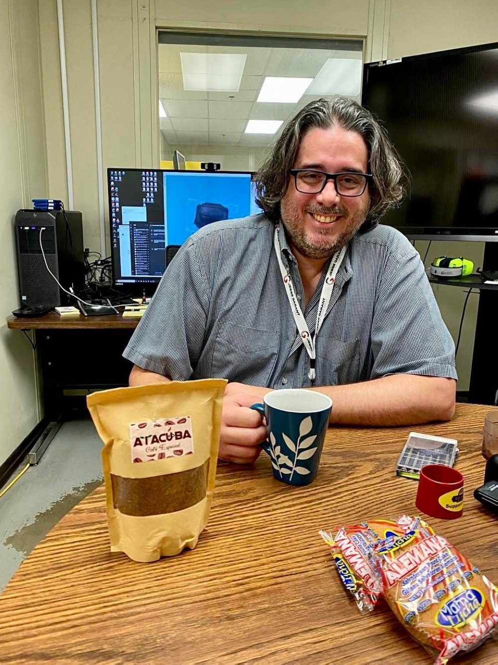 Ingenieros de la NASA degustaron el delicioso café producido en finca San José. Fotografía cortesía