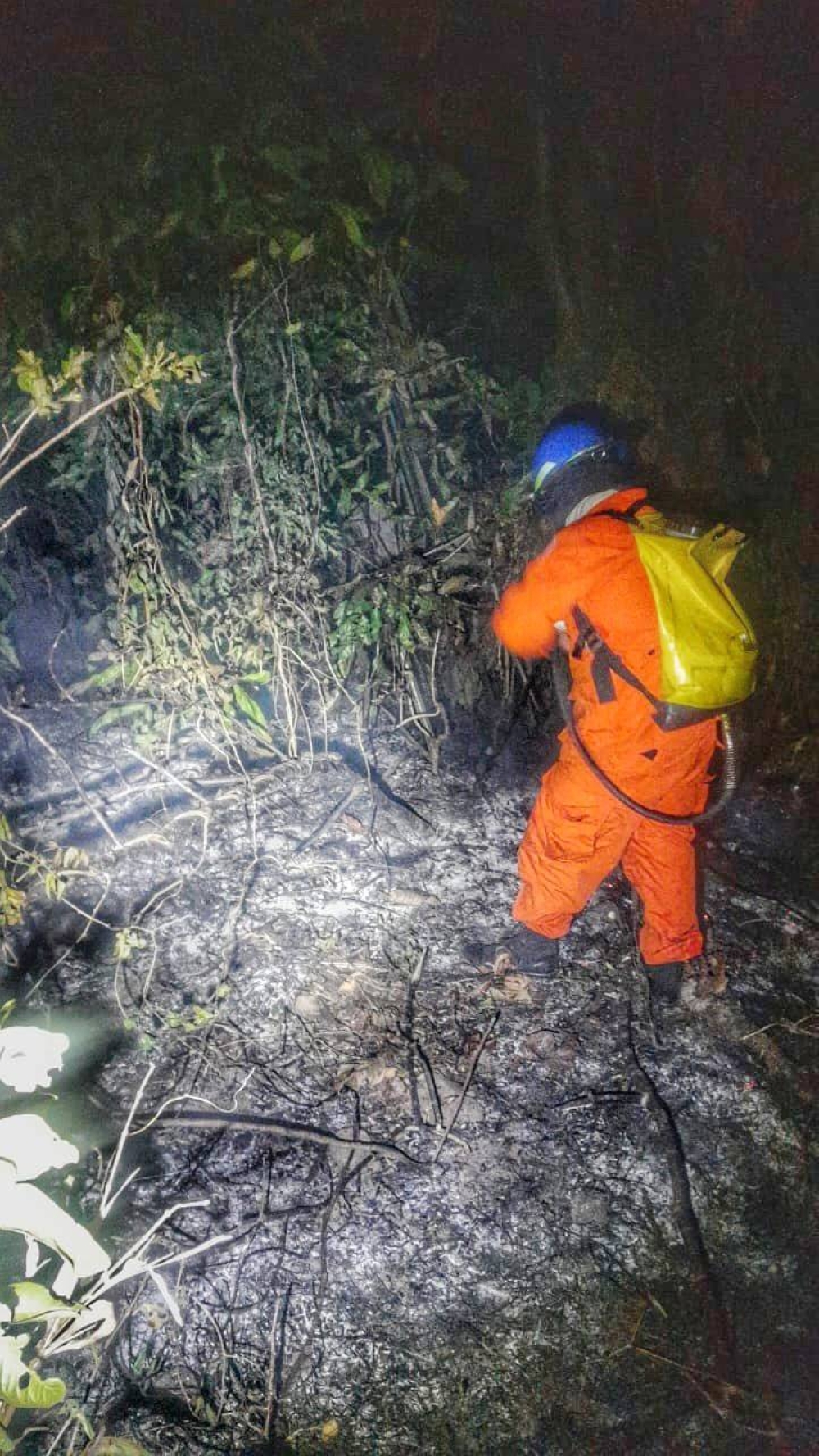 El último incendio reportado por Bomberos ocurrió en el distrito de VIctoria, municipio de Cabañas Este. /Bomberos