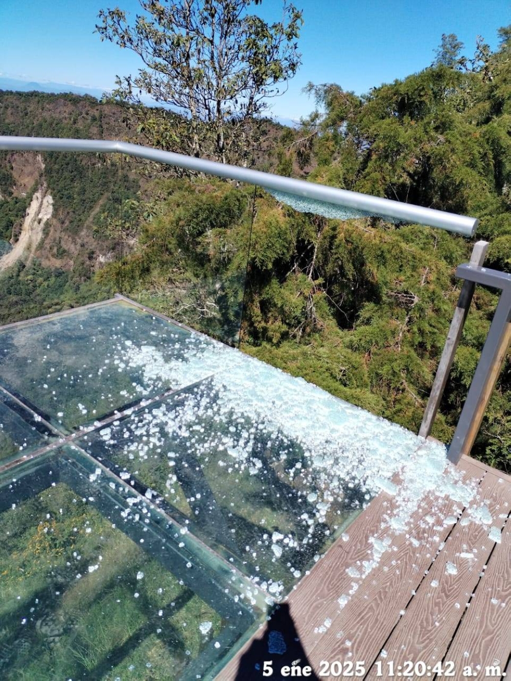 Comandos confirmó daños en el Parque Nacional El Boquerón. /Comandos de Salvamento
