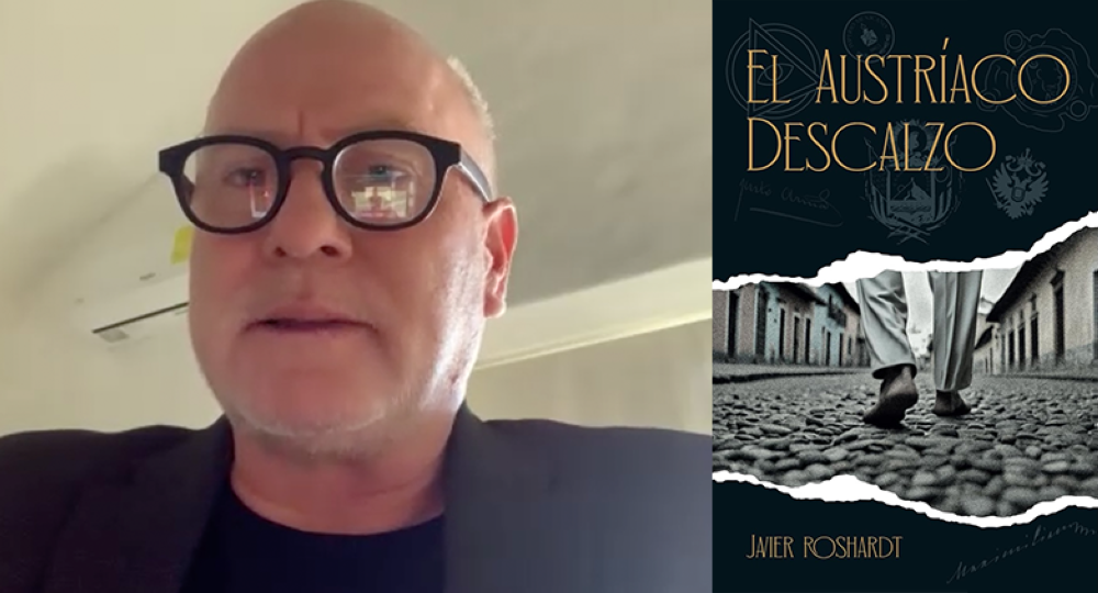 Javier Roshardt, autor de El Austríaco Descalzo.,image_description: