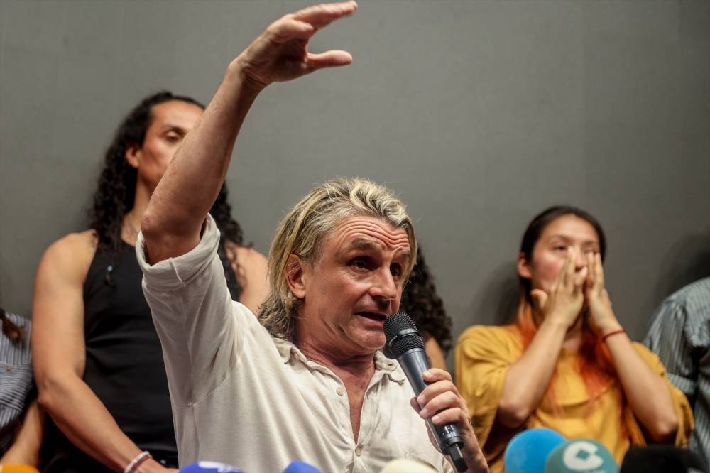 El productor musical Nacho Cano ofrece declaraciones a los medios en julio de 2024, en Madrid. Ricardo Rubio / Europa Press,image_description:Nacho Cano se defiende ante los medios tras ser detenido