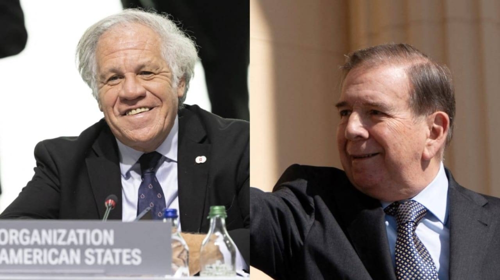 Luis Almagro, jefe de la OEA, Edmundo González, opositor venezolano/ Foto DEM.,image_description: