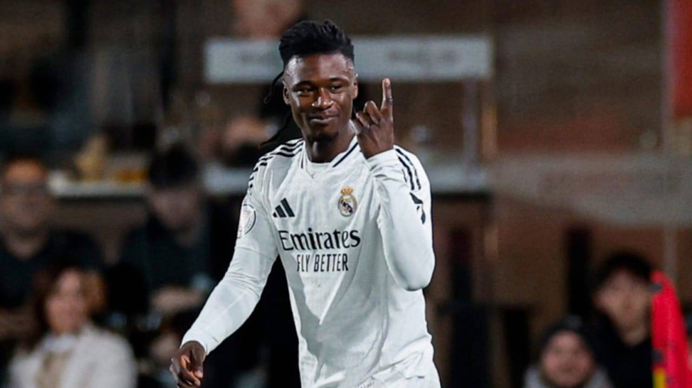 Eduardo Camavinga, jugador francés/ Foto tomada de la cuenta de la red social X del Real Madrid.,image_description: