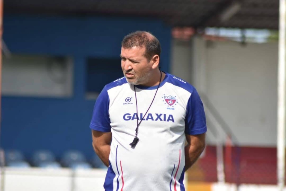 Gabriel Álvarez, técnico de Firpo/ Foto tomada de la cuenta de Facebook de Firpo.,image_description: